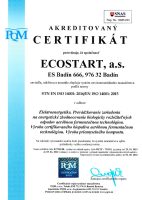 Certifikát ISO 14001:2005
